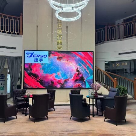 How can LED displays create a new level of immersive shopping?