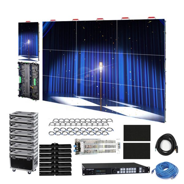Flexible and efficient display solution for LED rental screens