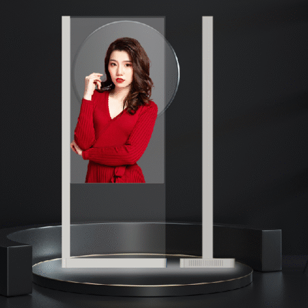 How about transparent OLED commercial display screens